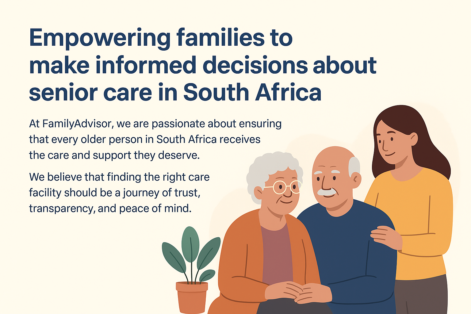 Senior care professional helping an elderly person